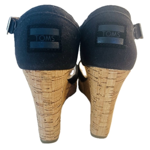 TOMS Sienna Espadrille Wedge size 5.5 - Picture 4 of 6
